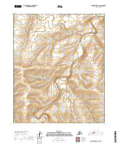Lookout Ridge C-3 NE, AK — USGS 7.5-minute topo (2020)