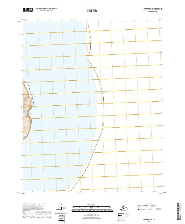 Seguam D-6 SW, AK — USGS 7.5-minute topo (2021)