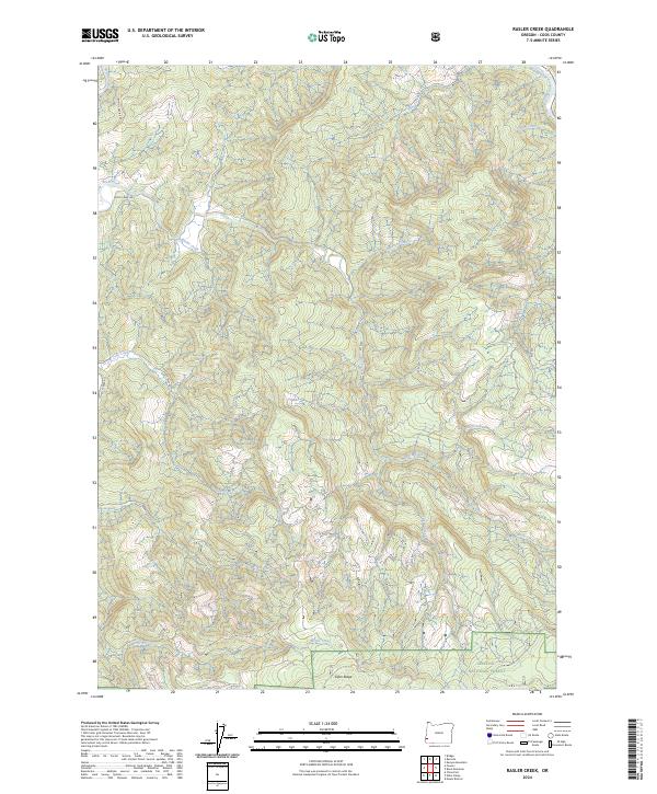 Rasler Creek, OR — USGS 7.5-minute topo (2024)