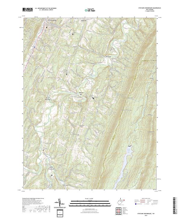 Stotlers Crossroads, WV — USGS 7.5-minute topo (2023)