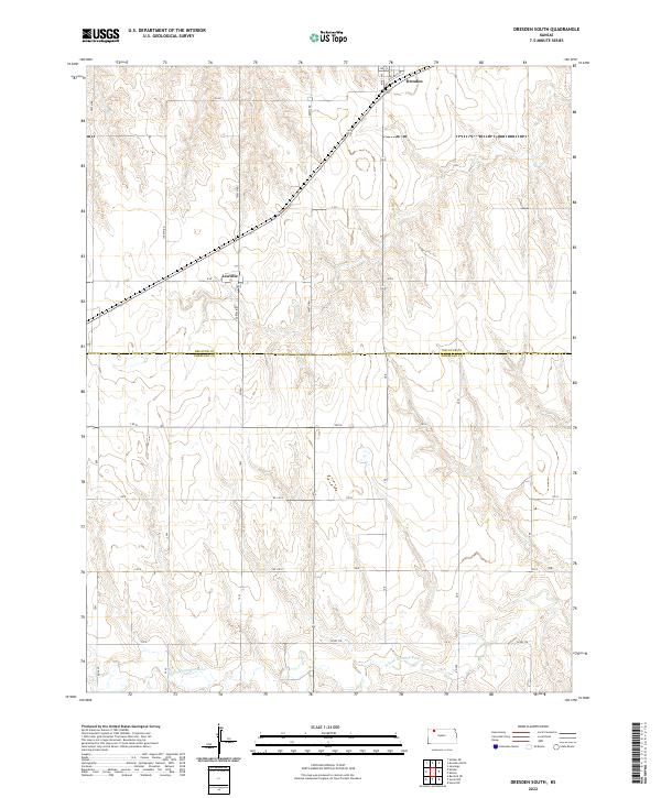 Dresden South, KS — USGS 7.5-minute topo (2022)