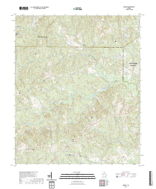 Moran, GA — USGS 7.5-minute topo (2024)