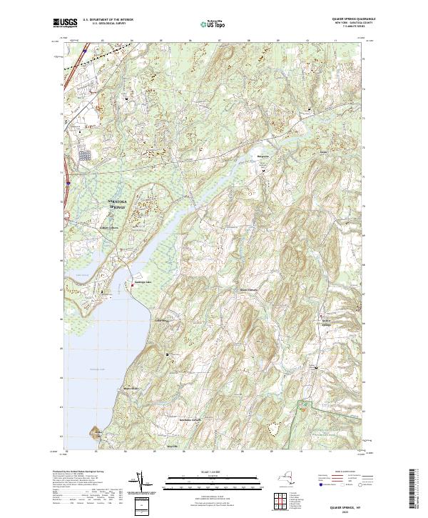 Quaker Springs, NY — USGS 7.5-minute topo (2023)