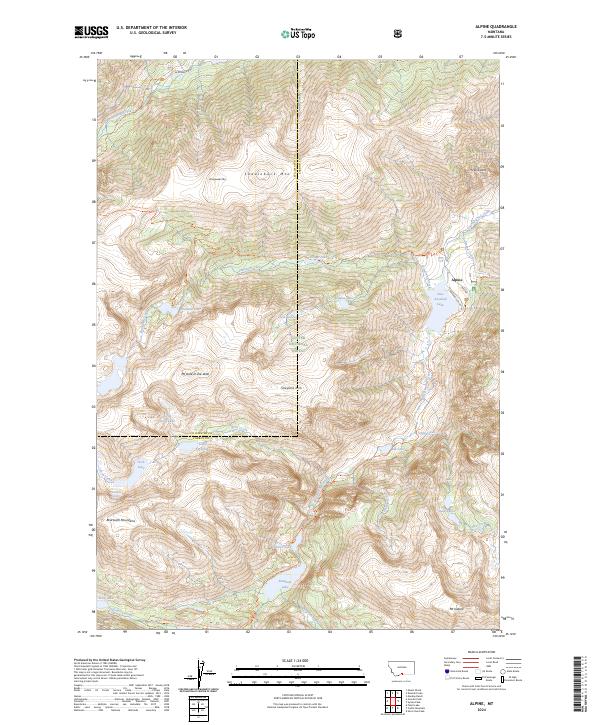 Alpine, MT — USGS 7.5-minute topo (2024)