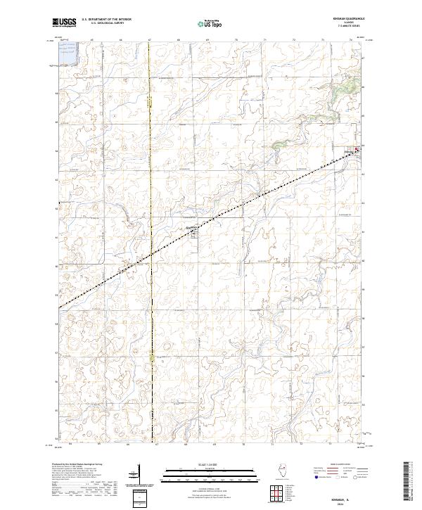 Kinsman, IL — USGS 7.5-minute topo (2024)