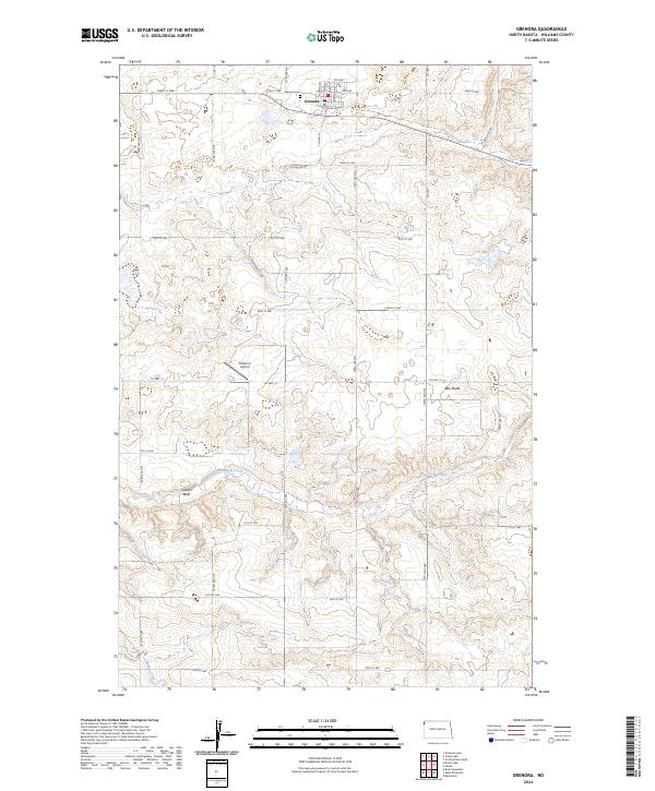 Grenora, ND — USGS 7.5-minute topo (2024)