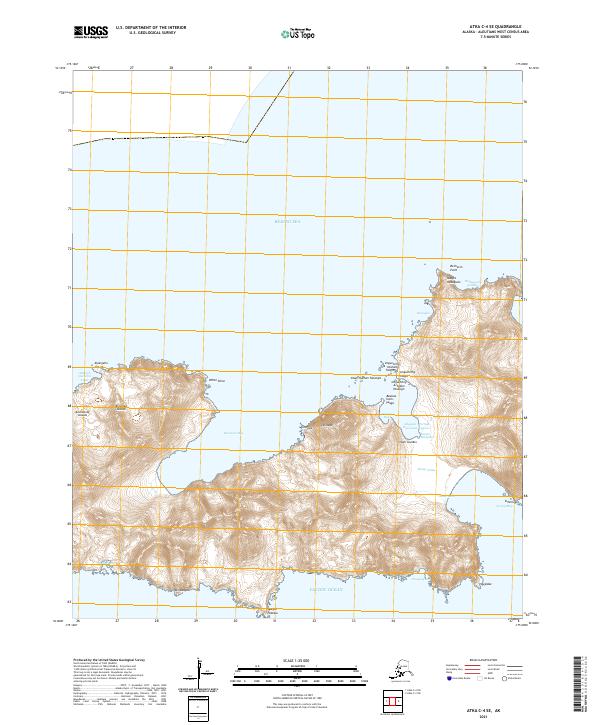 Atka C-4 SE, AK — USGS 7.5-minute topo (2021)