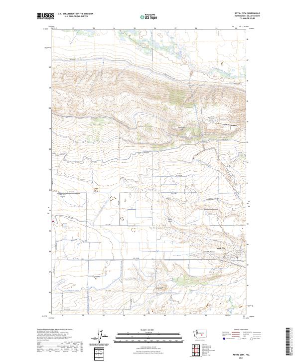 Royal City, WA — USGS 7.5-minute topo (2023)