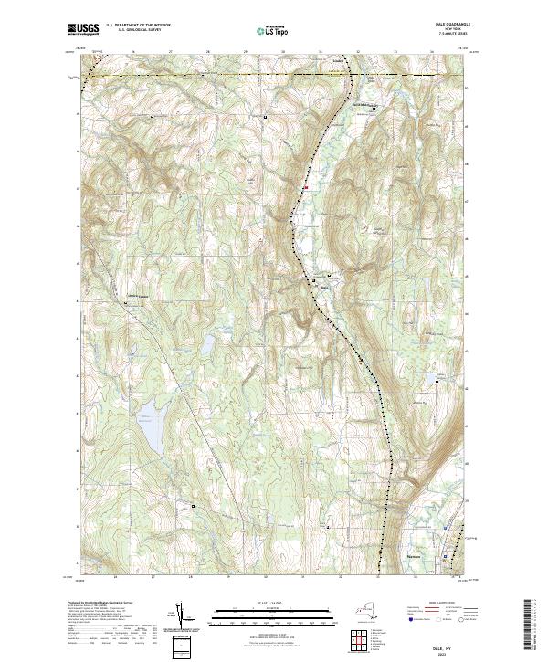Dale, NY — USGS 7.5-minute topo (2023)