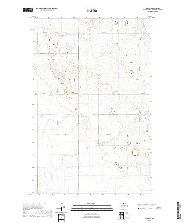 Souris SE, ND — USGS 7.5-minute topo (2024)