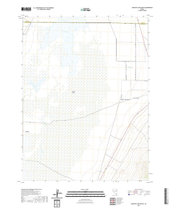 Goshute Lake South, NV — USGS 7.5-minute topo (2021)
