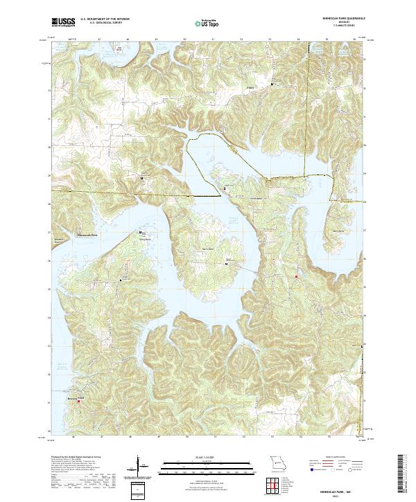 Ninnescah Park, MO — USGS 7.5-minute topo (2021)