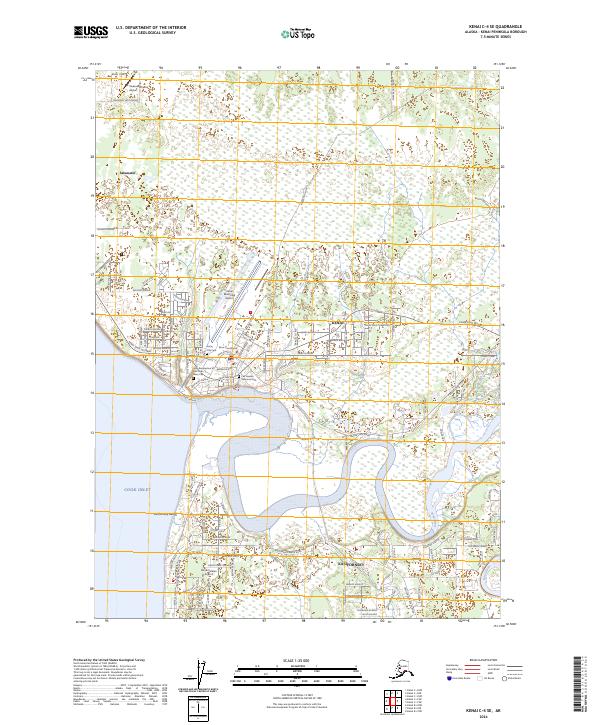 Kenai C-4 SE, AK — USGS 7.5-minute topo (2024)