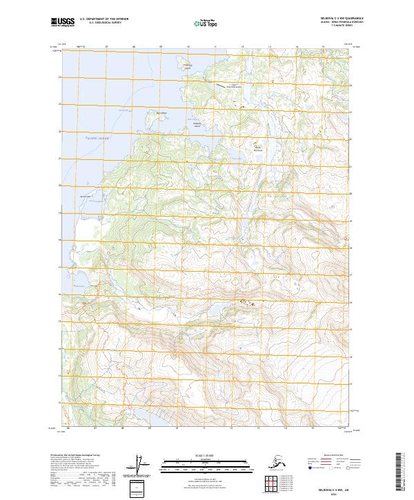 Seldovia C-3 NW, AK — USGS 7.5-minute topo (2024)