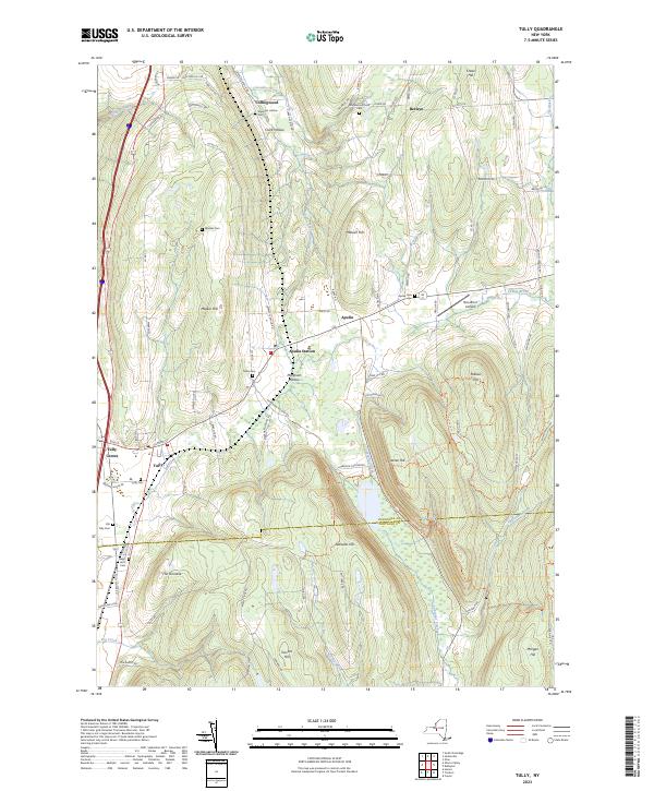Tully, NY — USGS 7.5-minute topo (2023)