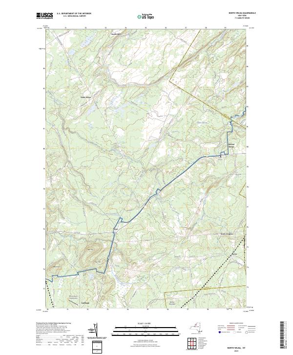 North Wilna, NY — USGS 7.5-minute topo (2023)