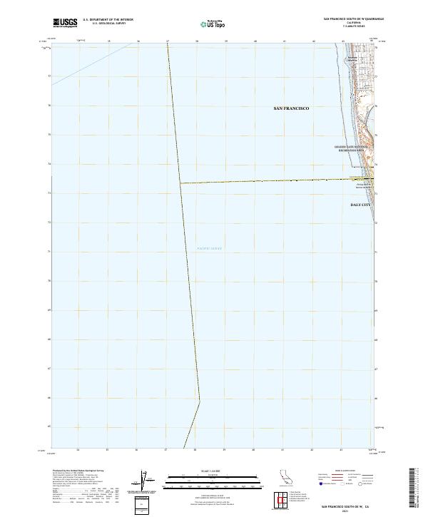 San Francisco South OE W, CA — USGS 7.5-minute topo (2021)