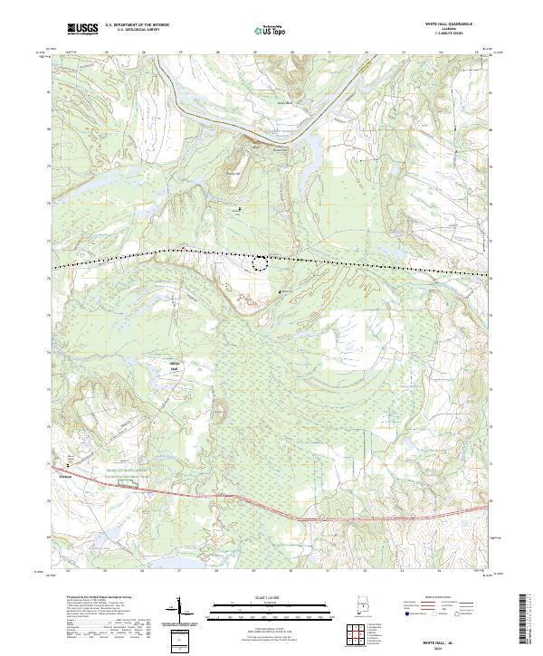 White Hall, AL — USGS 7.5-minute topo (2024)