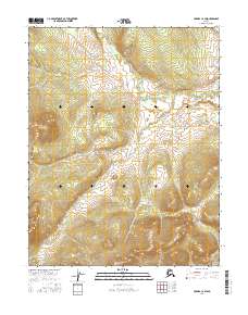 Hughes C-2 SW, AK — USGS 7.5-minute topo (2016)