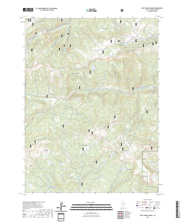 Wolf Creek Summit, UT — USGS 7.5-minute topo (2023)