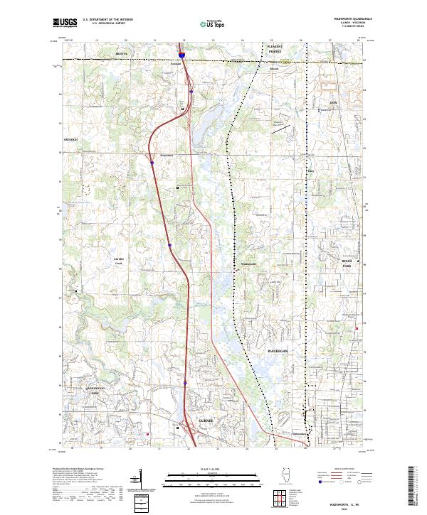 Wadsworth, IL-WI — USGS 7.5-minute topo (2024)