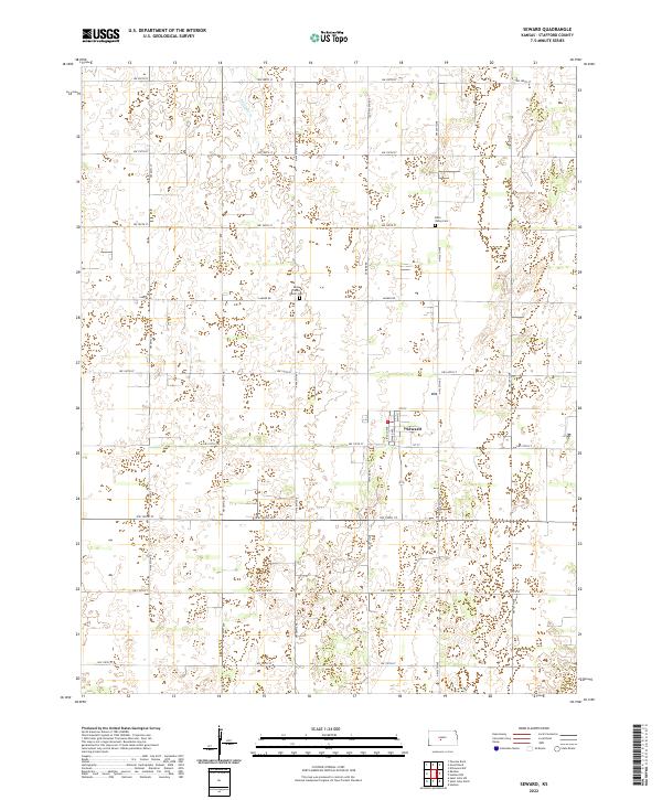 Seward, KS — USGS 7.5-minute topo (2022)