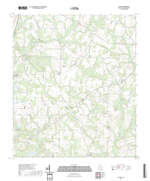 Patten, GA — USGS 7.5-minute topo (2024)