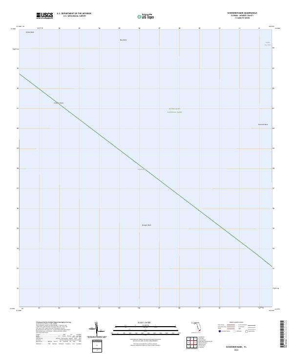 Schooner Bank, FL — USGS 7.5-minute topo (2024)