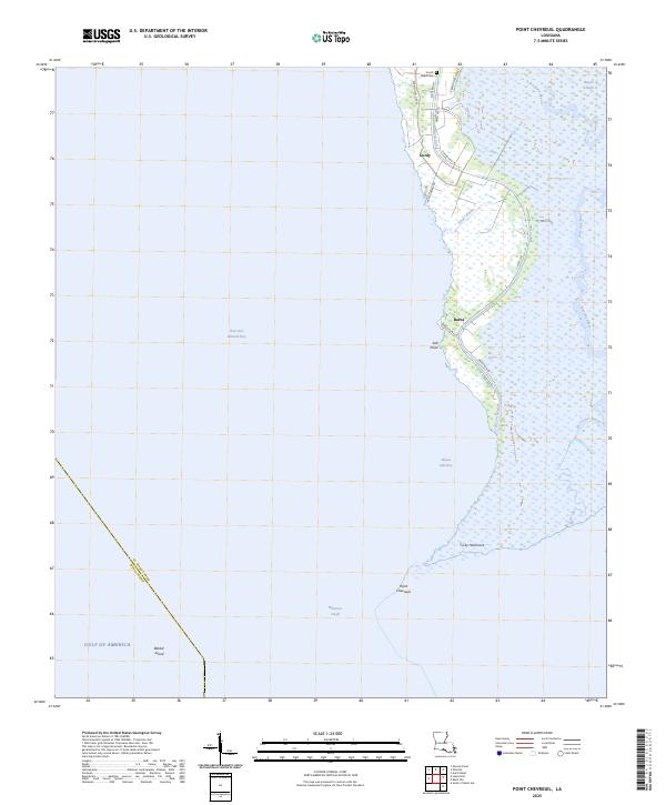 Point Chevreuil, LA — USGS 7.5-minute topo (2025)