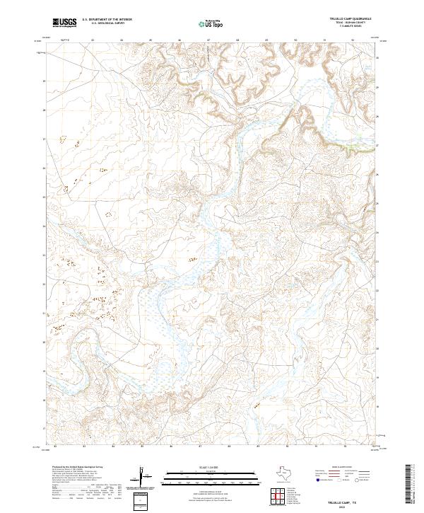Trujillo Camp, TX — USGS 7.5-minute topo (2022)