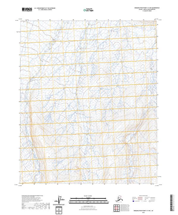 Demarcation Point C-5 SW, AK — USGS 7.5-minute topo (2023)