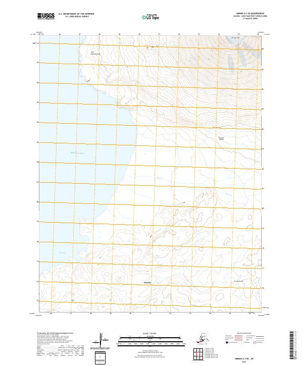 Umnak A-3 SE, AK — USGS 7.5-minute topo (2021)