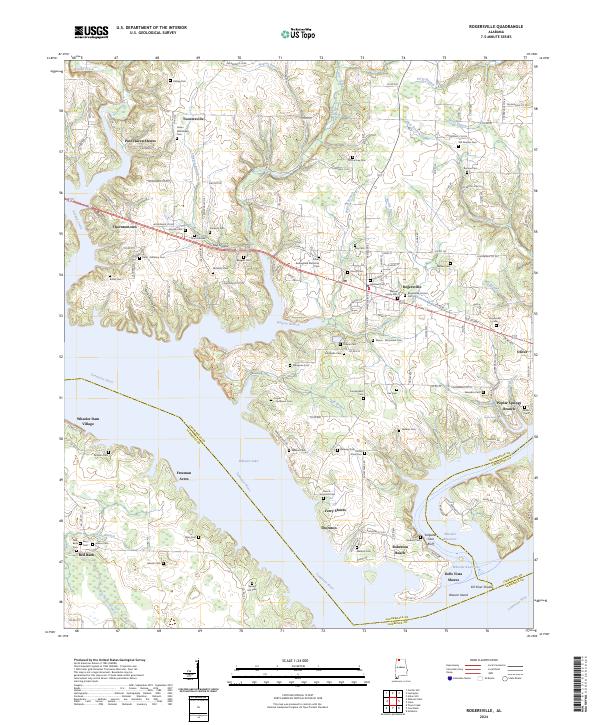 Rogersville, AL — USGS 7.5-minute topo (2024)