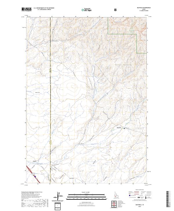 Mayfield, ID — USGS 7.5-minute topo (2023)