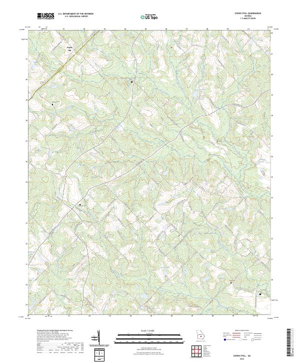 Cooks Still, GA — USGS 7.5-minute topo (2024)