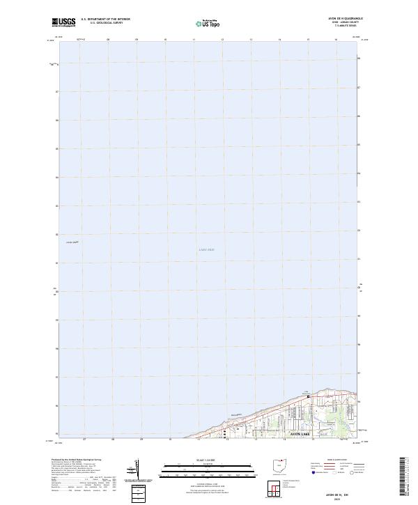 Avon OE N, OH — USGS 7.5-minute topo (2023)