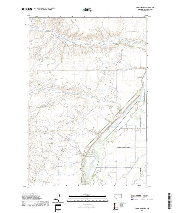 Lemonade Springs, MT — USGS 7.5-minute topo (2024)