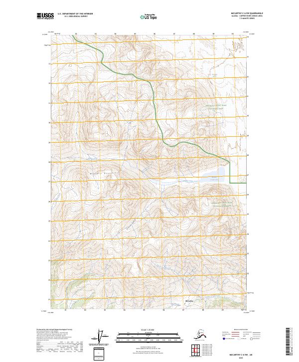 McCarthy C-6 SW, AK — USGS 7.5-minute topo (2023)