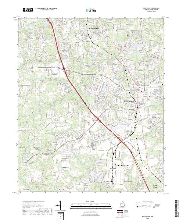 McDonough, GA — USGS 7.5-minute topo (2024)