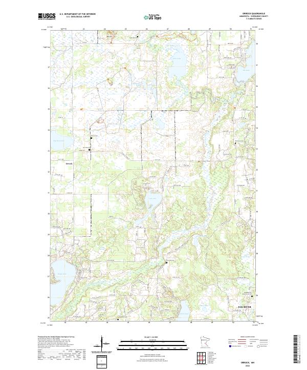 Orrock, MN — USGS 7.5-minute topo (2022)