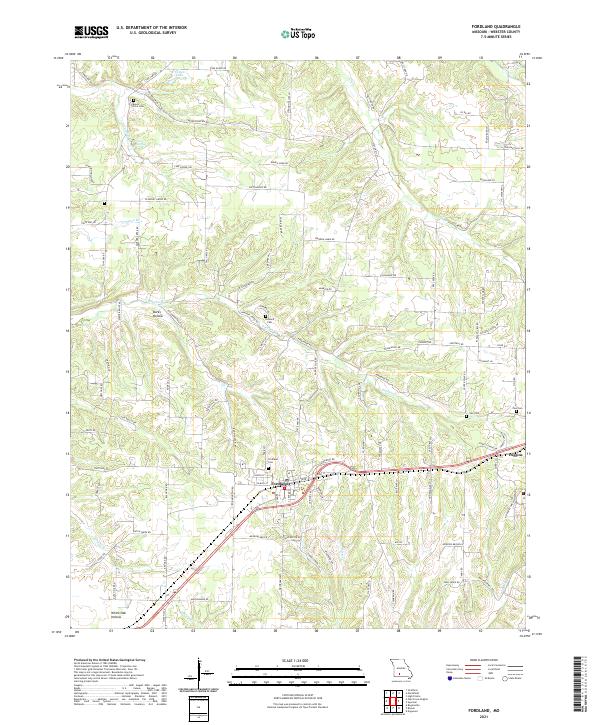 Fordland, MO — USGS 7.5-minute topo (2021)