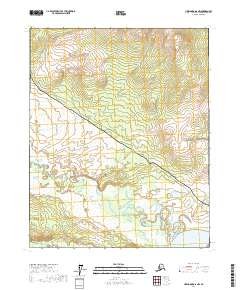 Livengood D-6 NW, AK — USGS 7.5-minute topo (2017)