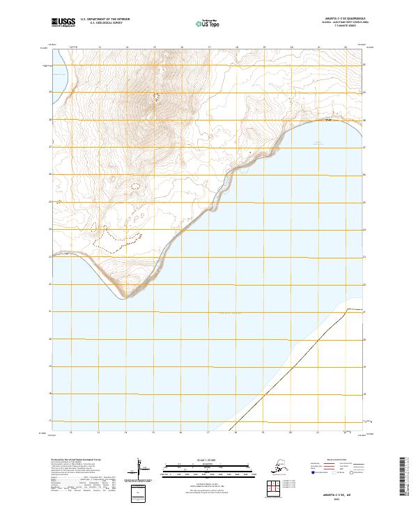 Amukta C-3 SE, AK — USGS 7.5-minute topo (2021)