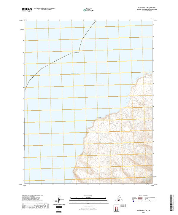 Unalaska C-4 NE, AK — USGS 7.5-minute topo (2021)