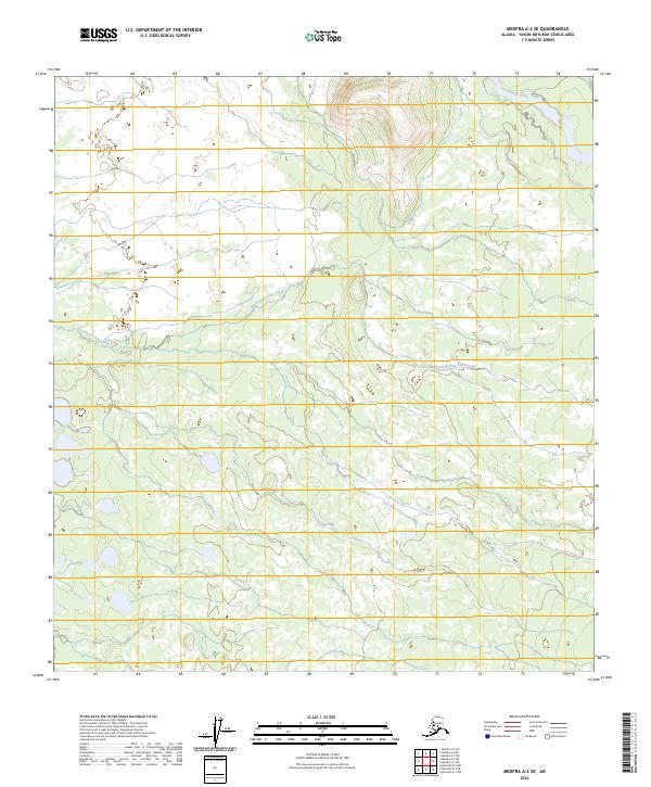 Medfra A-2 SE, AK — USGS 7.5-minute topo (2024)