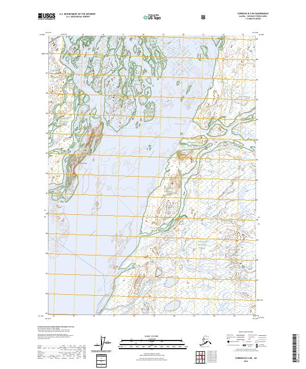 Cordova B-3 NE, AK — USGS 7.5-minute topo (2024)