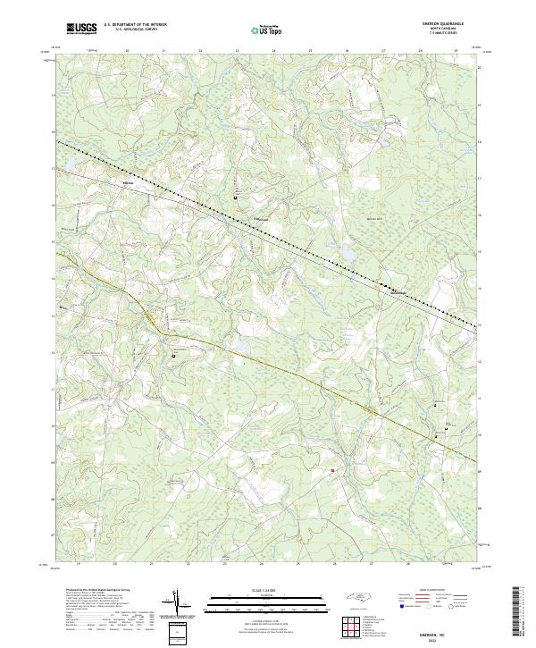 Emerson, NC — USGS 7.5-minute topo (2022)