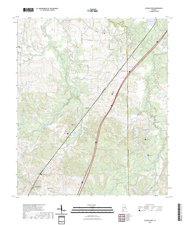 Letohatchee, AL — USGS 7.5-minute topo (2024)