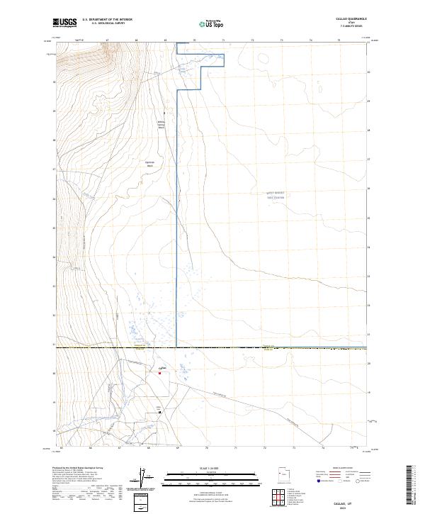 Callao, UT — USGS 7.5-minute topo (2023)