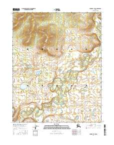 Hughes B-4 SW, AK — USGS 7.5-minute topo (2016)
